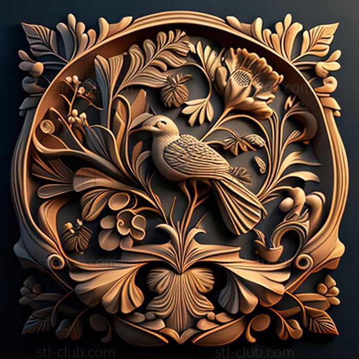 3D model st ornate (STL)